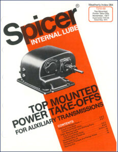 dana spicer 1541, r805, 7031, 8341 1974 parts, dana spicer parts catalog, dana spicer spicer