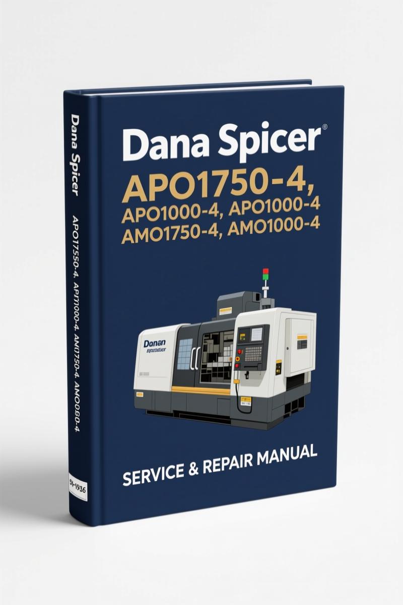 dana spicer apo1750, dana spicer manual, dana spicer spicer