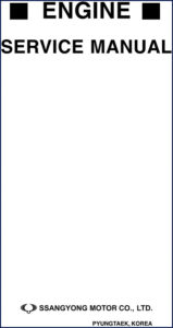 ssangyong rexton service manual (587 pages), ssangyong service manual, ssangyong rexton