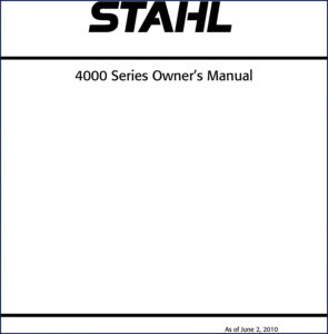 stahl 4000 series 2010 user manual, stahl manual, stahl 4000