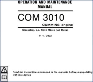 stavostroj com 3010 2002 operators manual, stavostroj manual, stavostroj com
