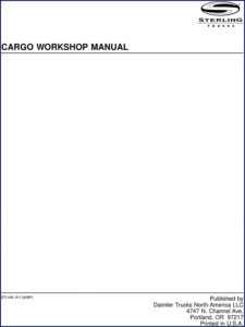 sterling cargo 2008 workshop manual, sterling workshop manual, sterling cargo
