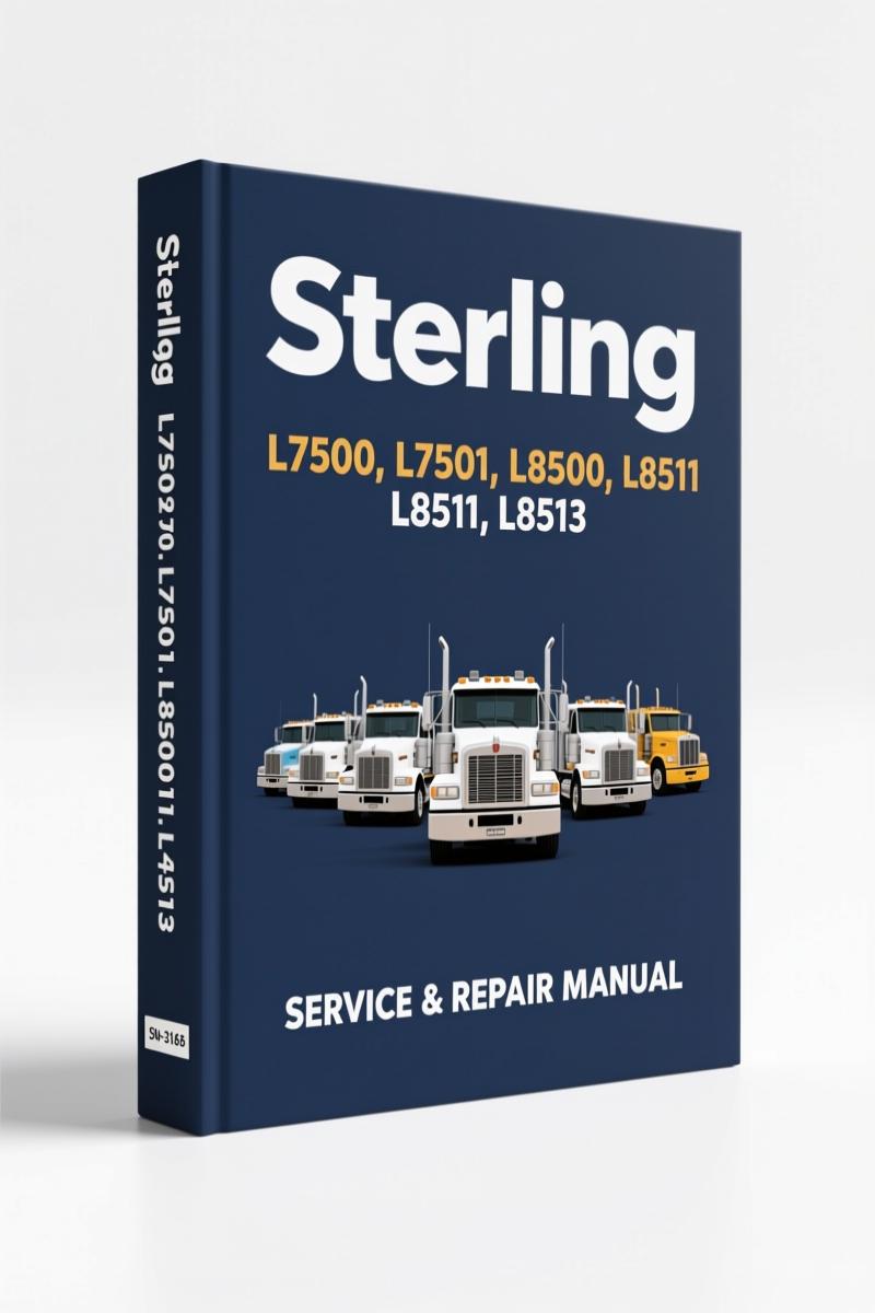 sterling l7500 l7501 l8500 l8511 l8513 2008 service, sterling service manual, sterling l7500