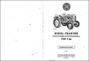 steyr t 84 user manual, steyr manual, steyr t