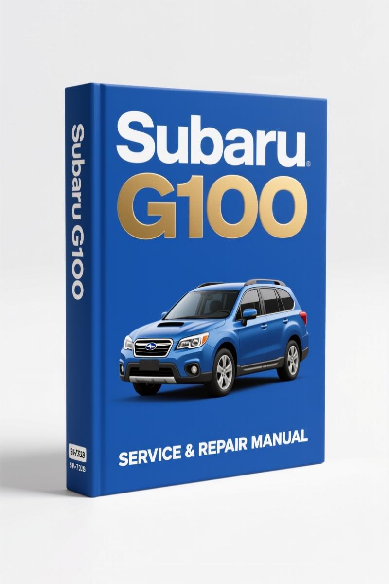 subaru g100 service manual, subaru service manual, subaru g100