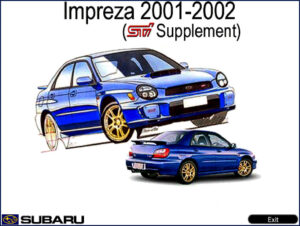 subaru impreza sti 2001 service manual, subaru service manual, subaru impreza
