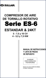 sullair es, sullair manual