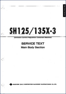 hitachi sumitomo sh125x, sh135x 2002 service manual, hitachi sumitomo service manual, hitachi sumitomo sumitomo