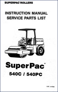 superpac 540c, 540pc parts catalog, superpac parts catalog, superpac 540c,