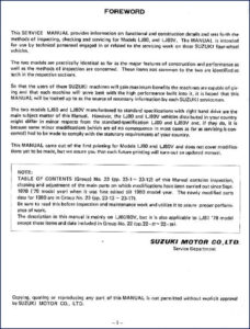 suzuki lj80, lj80v, lj81 service manual, suzuki service manual, suzuki lj80,