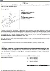 suzuki sn413 2001 electrical schematic, suzuki manual, suzuki sn413