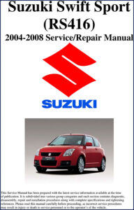 suzuki swift sport service manual, suzuki service manual, suzuki swift
