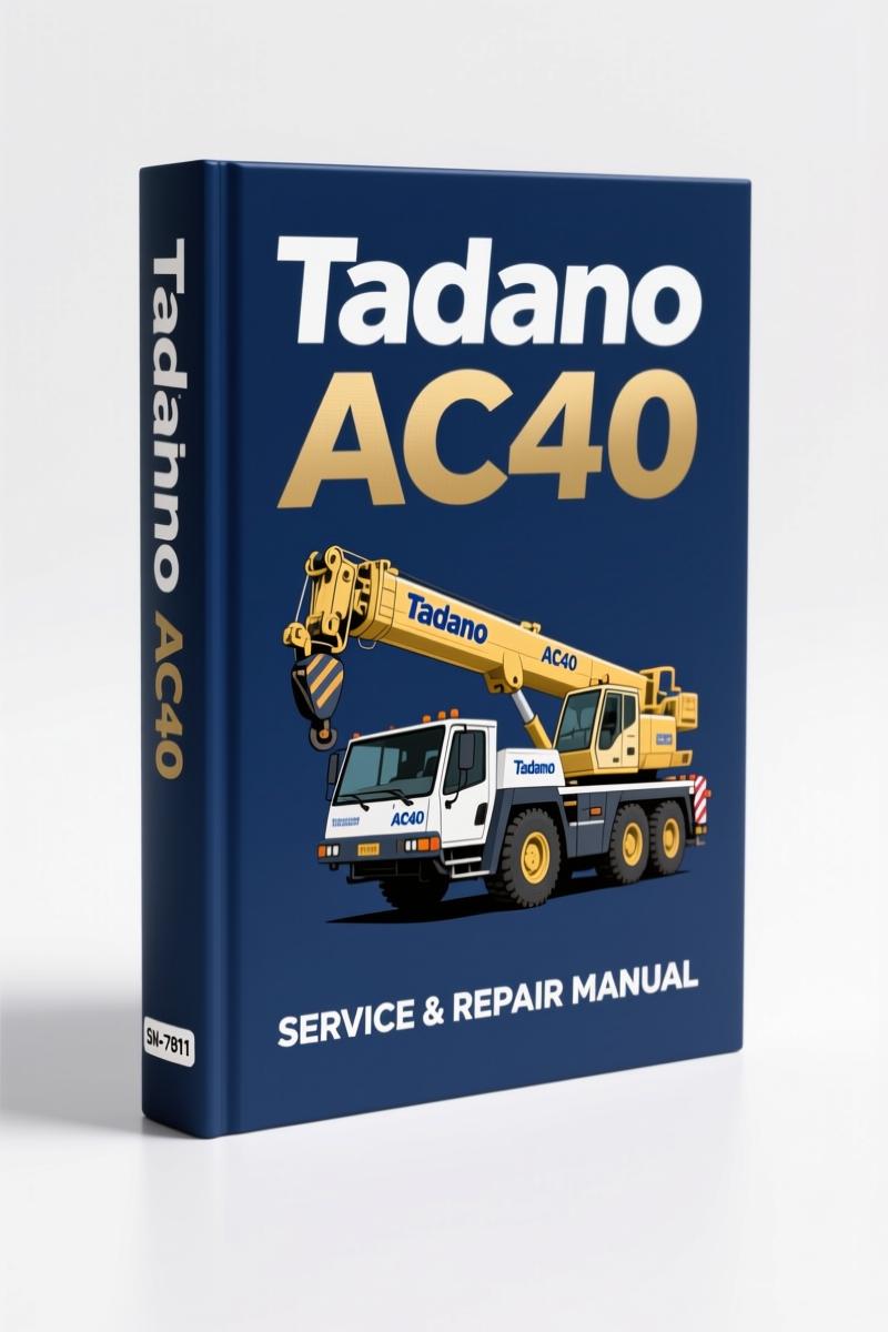 tadano ac40 technical manual, tadano manual, tadano ac40