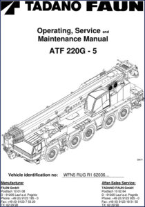 tadano faun atf 220g, tadano faun manual, tadano faun faun