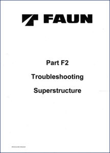 tadano faun f2 2003 troubleshooting manual, tadano faun manual, tadano faun faun