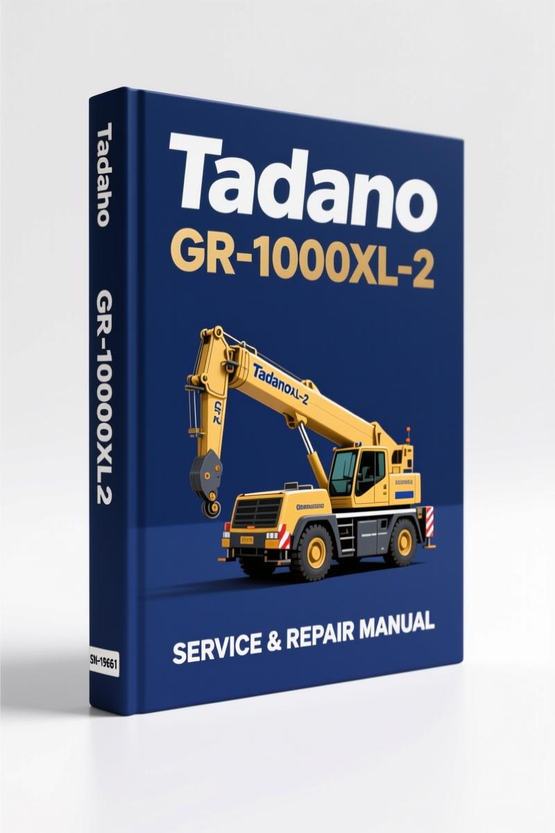tadano gr, tadano manual