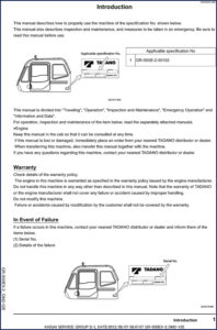 tadano gr, tadano manual