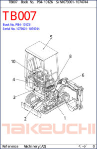 takeuchi tb007 parts catalog, takeuchi parts catalog, takeuchi tb007