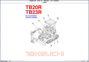takeuchi tb23r, tb20r parts catalog, takeuchi parts catalog, takeuchi tb23r,