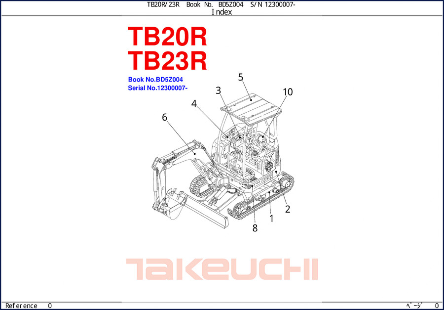 takeuchi tb23r, tb20r parts catalog, takeuchi parts catalog, takeuchi tb23r,