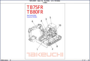 takeuchi tb80fr, tb75 parts catalog, takeuchi parts catalog, takeuchi tb80fr,