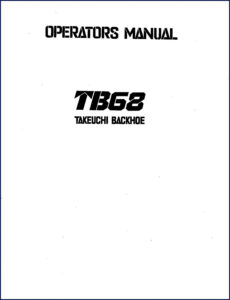 takeuchi tbg2, tb68 operators manual, takeuchi manual, takeuchi tbg2,