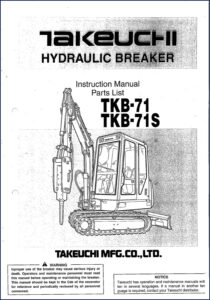 takeuchi tkb, takeuchi manual