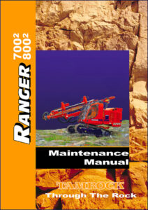 tamrock ranger 700 ranger 800 2003 operators manual, tamrock manual, tamrock ranger