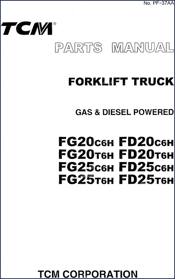 tcm fg20c6h fd20c6h fg20t6h fd20t6h fg25c6h parts catalog, tcm parts catalog, tcm fg20c6h
