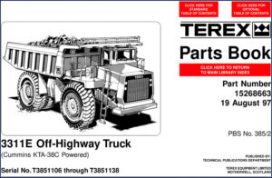 terex 3311e parts catalog, terex parts catalog, terex 3311e