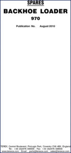 terex 970 2010 parts catalog, terex parts catalog, terex 970