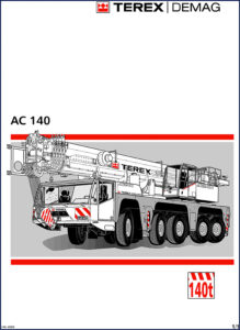 terex ac 140 technical manual, terex manual, terex ac