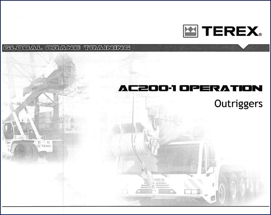 terex ac200, terex manual