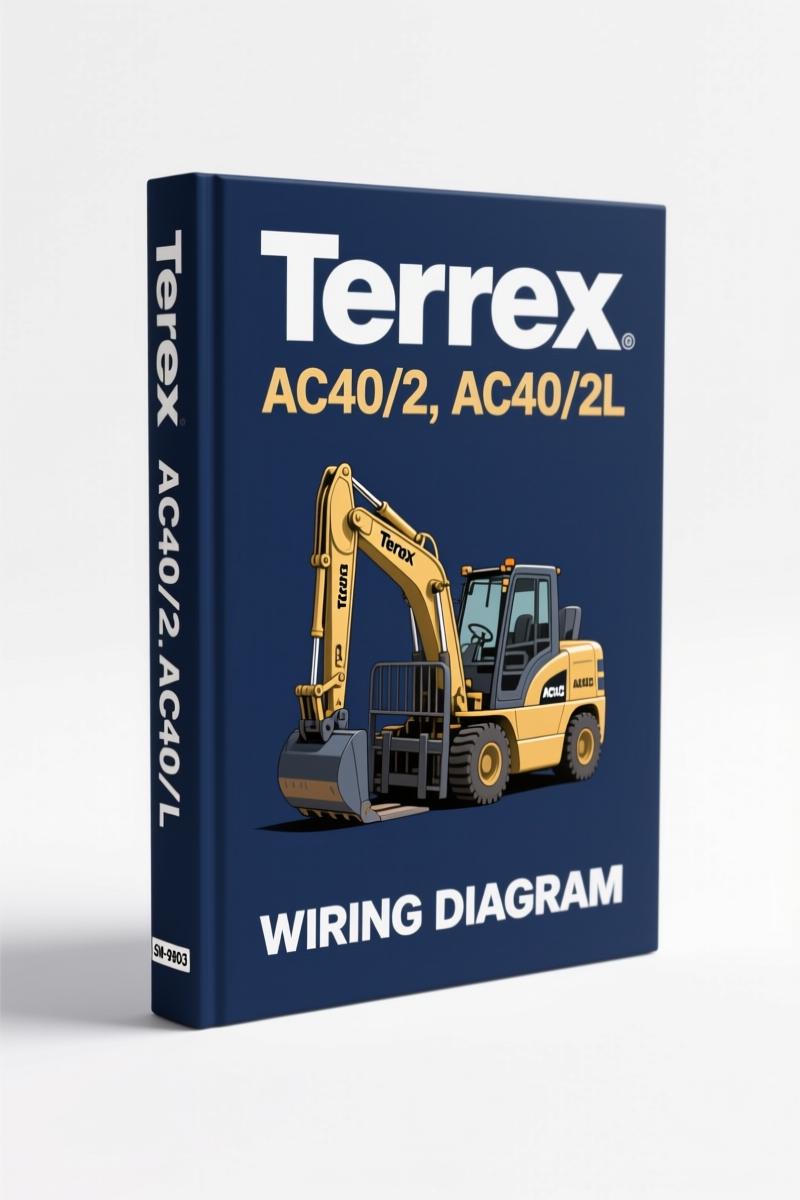 terex ac40/2 & ac40/2l wiring diagram, terex wiring diagram, terex ac40/2