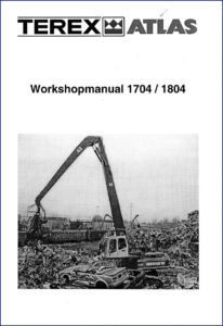 terex atlas 1704, 1804 workshop manual, terex atlas workshop manual, terex atlas atlas