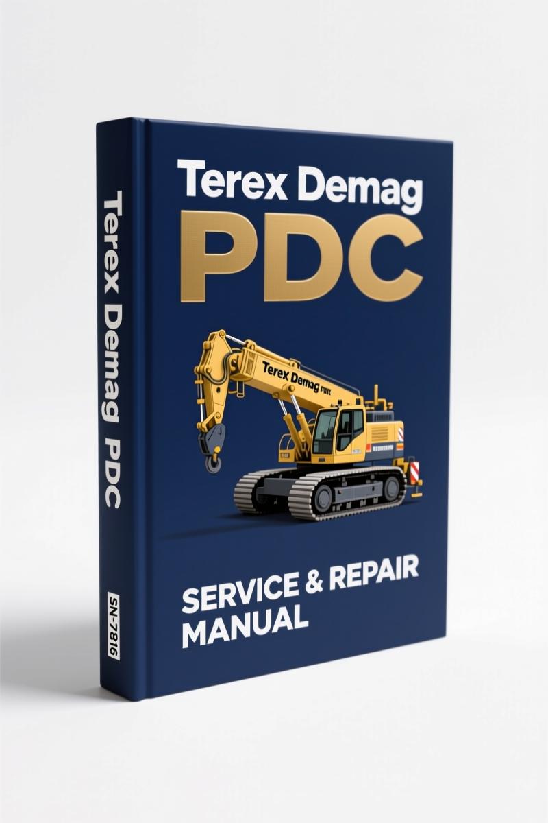 terex demag pdc 2003 service manual, terex demag service manual, terex demag demag