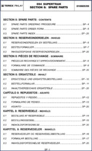 terex finlay 694 parts catalog, terex finlay parts catalog, terex finlay finlay