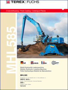 terex fuchs mhl585 2010 parts catalog, terex fuchs parts catalog, terex fuchs fuchs