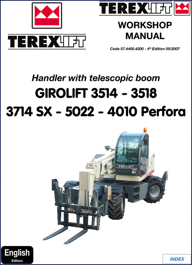 terex girolift 3514, 3518, 3714 sx, 5022, 4010, terex workshop manual, terex girolift