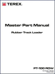terex pt, terex manual