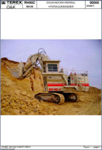 terex rh90c 2007 technical manual, terex manual, terex rh90c