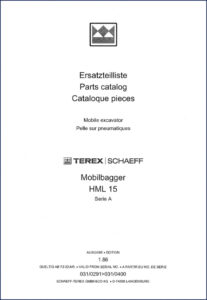 terex schaeff hml 15 parts catalog, terex schaeff parts catalog, terex schaeff schaeff