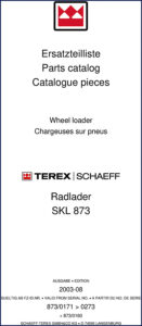 terex schaeff skl 873 2003 parts catalog, terex schaeff parts catalog, terex schaeff schaeff