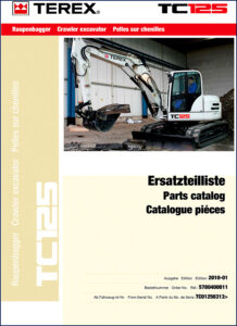 terex tc125 2010 parts catalog, terex parts catalog, terex tc125
