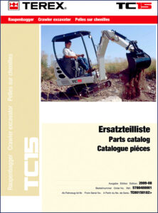 terex tc15 2009 parts catalog, terex parts catalog, terex tc15