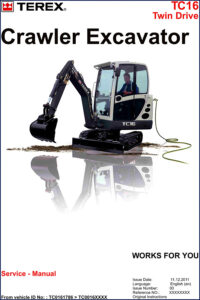 terex tc16 2011 service manual, terex service manual, terex tc16