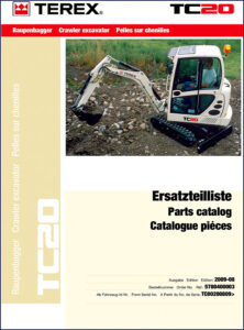 terex tc20 2009 parts catalog, terex parts catalog, terex tc20