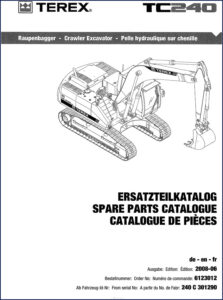 terex tc240 2008 parts catalog, terex parts catalog, terex tc240