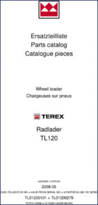 terex tl 120 2008 parts catalog, terex parts catalog, terex tl