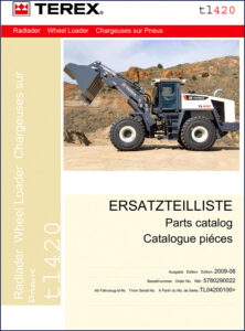 terex tl 420 2009 parts catalog, terex parts catalog, terex tl